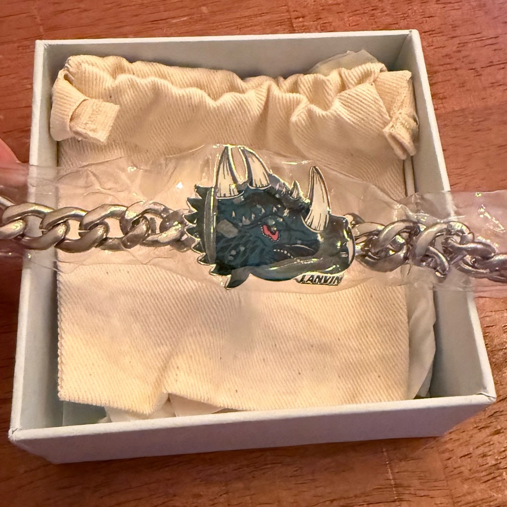 Lanvin Bracelet White Gift Box with Red Logo